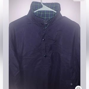 Sunderland of Scotland Weather Beater Pullover Windbreaker~Navy Blue~XL.